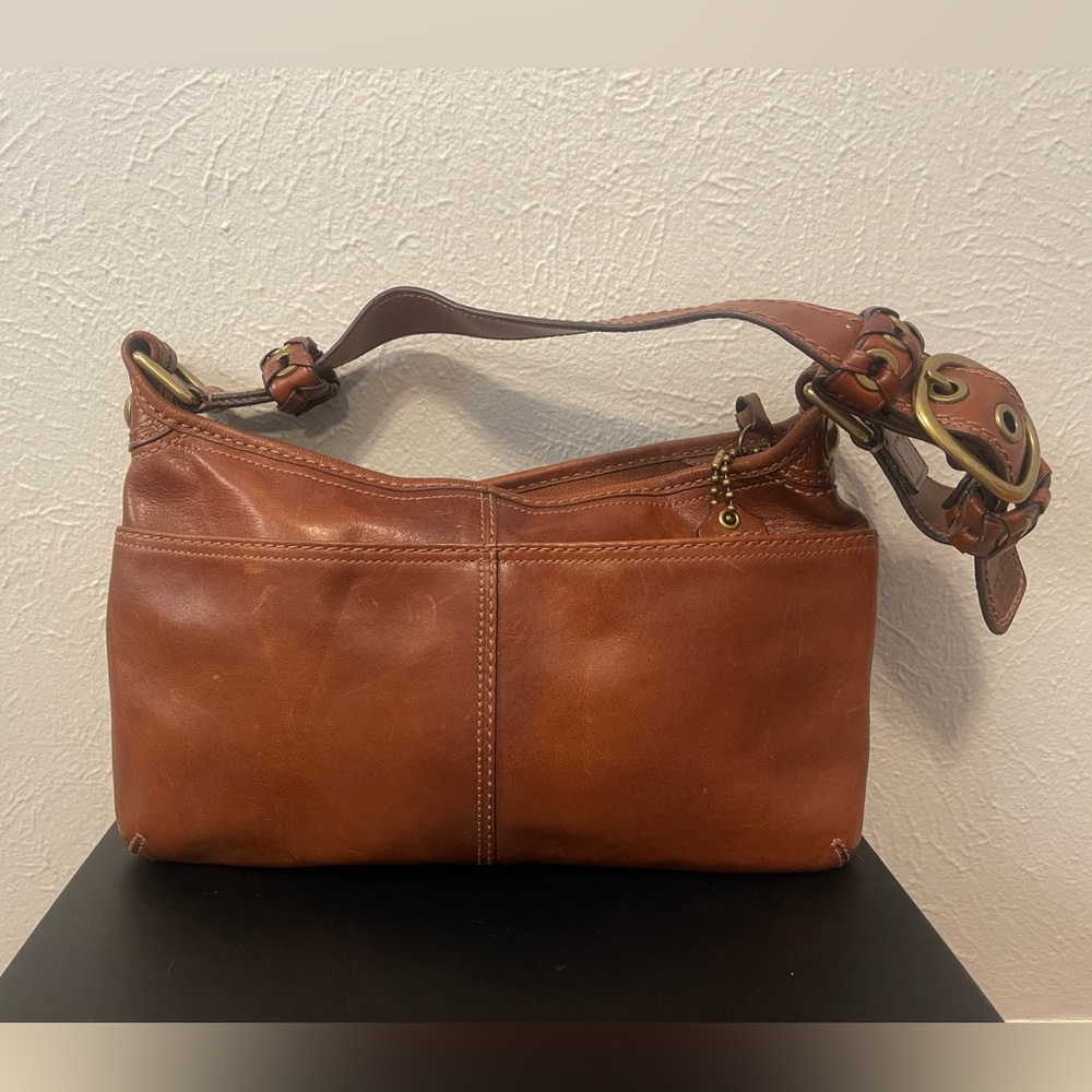 Vintage Coach Leather Handbag